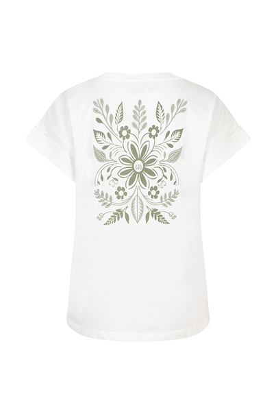 Lofty Manner - T-shirt korte mouw - Ecru - T-shirt Lilou - Qg05