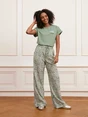 Lofty Manner - T-shirt korte mouw - Groen - T-shirt Lilou - Qg05.1