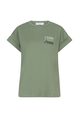 Lofty Manner - T-shirt korte mouw - Groen - T-shirt Lilou - Qg05.1