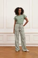Lofty Manner - T-shirt korte mouw - Groen - T-shirt Lilou - Qg05.1