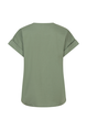 Lofty Manner - T-shirt korte mouw - Groen - T-shirt Lilou - Qg05.1