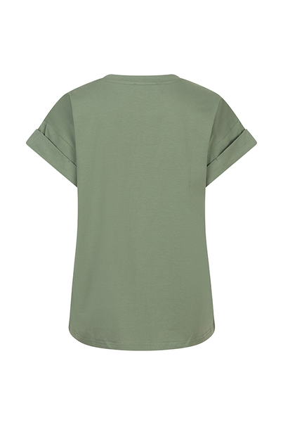 Lofty Manner - T-shirt korte mouw - Groen - T-shirt Lilou - Qg05.1