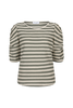 Lofty Manner - T-shirt korte mouw - Groen - Top Ariane - Qg201