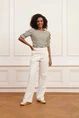 Lofty Manner - T-shirt korte mouw - Groen - Top Ariane - Qg201