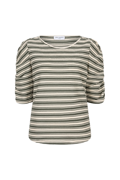 Lofty Manner - T-shirt korte mouw - Groen - Top Ariane - Qg201