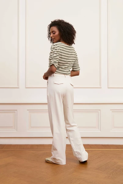 Lofty Manner - T-shirt korte mouw - Groen - Top Ariane - Qg201