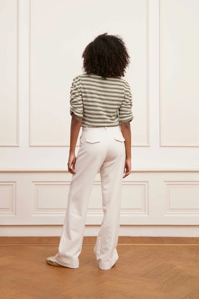 Lofty Manner - T-shirt korte mouw - Groen - Top Ariane - Qg201
