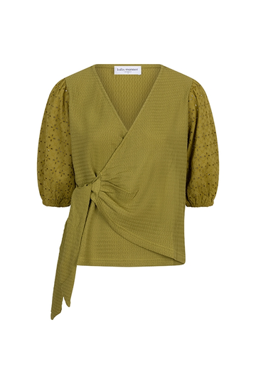 Lofty Manner - T-shirt korte mouw - Groen - Top Nicola