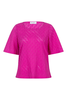 Lofty Manner - T-shirt korte mouw - Paars - Top Kiki