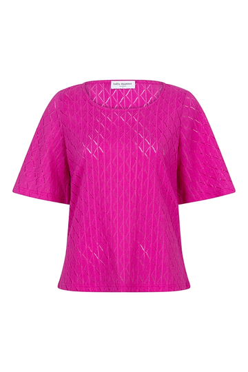 Lofty Manner - T-shirt korte mouw - Paars - Top Kiki