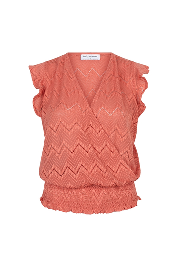 Lofty Manner - T-shirt korte mouw - Roze - Top Samara