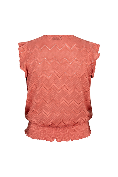 Lofty Manner - T-shirt korte mouw - Roze - Top Samara