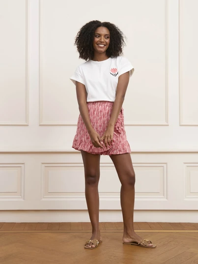 Lofty Manner - T-shirt korte mouw - Wit - T-shirt Aroha