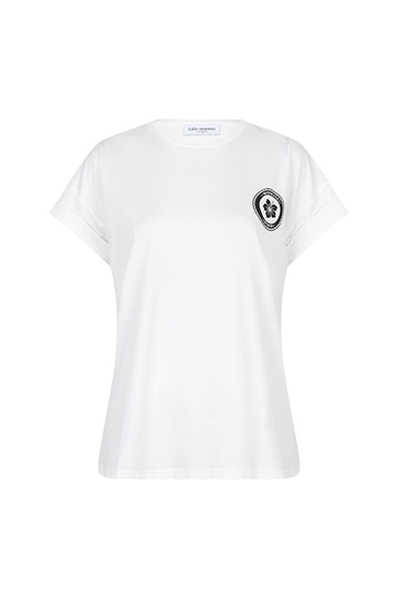 Lofty Manner - T-shirt korte mouw - Wit - T-shirt Chanda