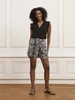 Lofty Manner - T-shirt korte mouw - Zwart - Top Samara