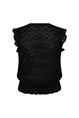 Lofty Manner - T-shirt korte mouw - Zwart - Top Samara