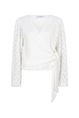 Lofty Manner - T-shirt lange mouw - Ecru - Top Soline - Qg200