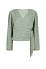 Lofty Manner - T-shirt lange mouw - Groen - Top Soline - Qg200.1