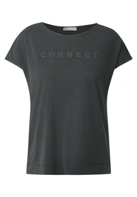 Ltd qr silk look shirt w.stone