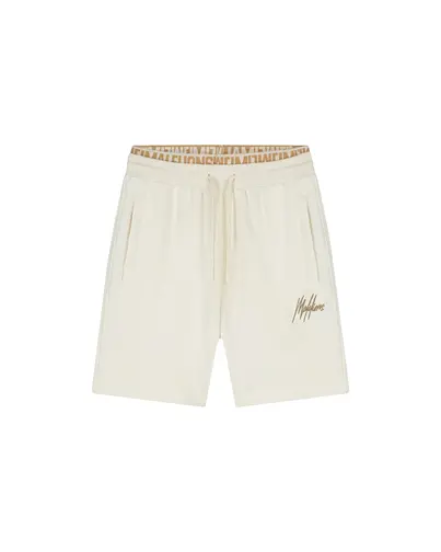 Malelions - Korte broek katoen - Ecru - Men Venetian Shorts - Mm1-Hs25-11