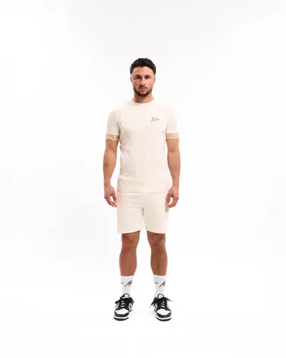 Malelions - Korte broek katoen - Ecru - Men Venetian Shorts - Mm1-Hs25-11