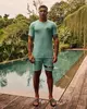 Malelions - Korte broek katoen - Lichtblauw - Captain Shorts - mm3-ss25-05