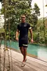 Malelions - Korte broek katoen - Zwart - Captain Shorts - mm3-ss25-05