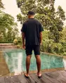 Malelions - Korte broek katoen - Zwart - Technical Cargo Shorts - mm3-ss25-31