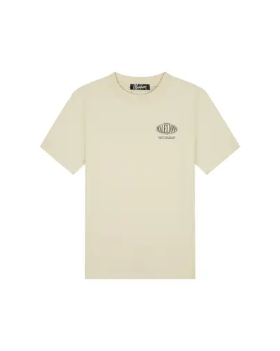 Malelions - T-shirt korte mouw - Beige - Members T-shirt - mm3-ss25-27