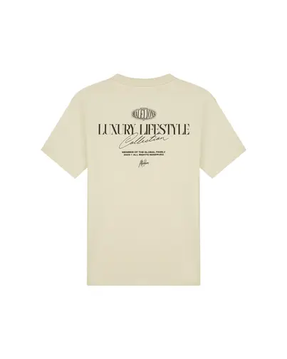 Malelions - T-shirt korte mouw - Beige - Members T-shirt - mm3-ss25-27