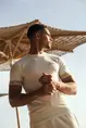 Malelions - T-shirt korte mouw - Ecru - Men Venetian T-shirt - Mm1-Hs25-09