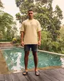 Malelions - T-shirt korte mouw - Geel - Split T-Shirt - mm3-ss25-09