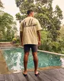 Malelions - T-shirt korte mouw - Geel - Split T-Shirt - mm3-ss25-09