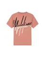Malelions - T-shirt korte mouw - Koraal - Split T-Shirt - mm3-ss25-09