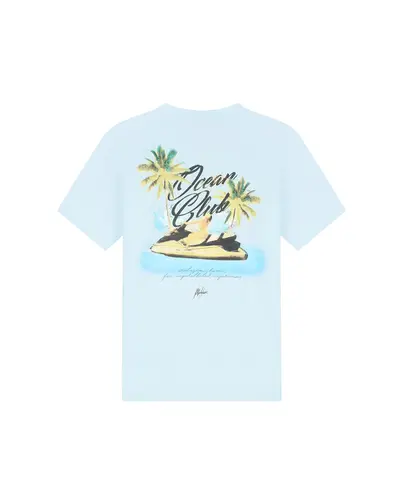 Malelions - T-shirt korte mouw - Lichtblauw - Men Jetski T-shirt - Mm1-Hs25-63