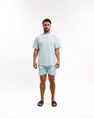 Malelions - T-shirt korte mouw - Lichtblauw - Men Split T-shirt - Mm1-Hs25-19