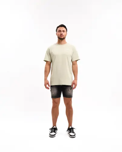 Malelions - T-shirt korte mouw - Lichtgroen - Men Champagne T-shirt - Mm1-Hs25-61