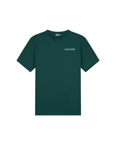 Malelions - T-shirt korte mouw - Petrol - Amazon T-Shirt - Mm2-Ss25-39