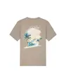 Malelions - T-shirt korte mouw - Taupe - Men Yacht T-shirt - Mm1-Hs25-57