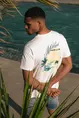 Malelions - T-shirt korte mouw - Wit - Men Yacht T-shirt - Mm1-Hs25-57