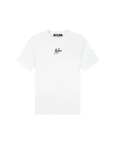 Malelions - T-shirt korte mouw - Wit - Split T-Shirt - mm3-ss25-09