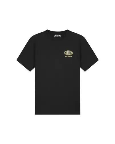 Malelions - T-shirt korte mouw - Zwart - Members T-shirt - mm3-ss25-27