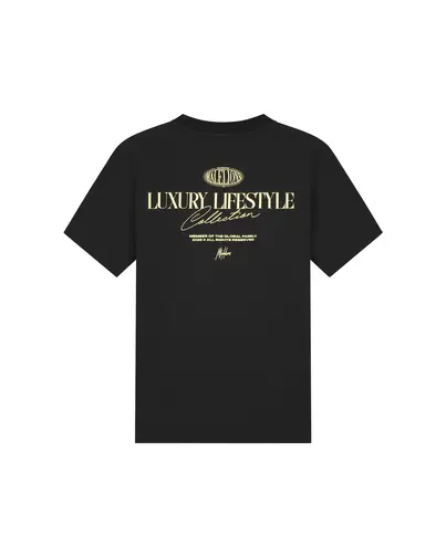 Malelions - T-shirt korte mouw - Zwart - Members T-shirt - mm3-ss25-27