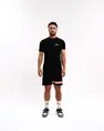Malelions - T-shirt korte mouw - Zwart - Men Captain T-Shirt 2.0 - Mm1-Hs25-01