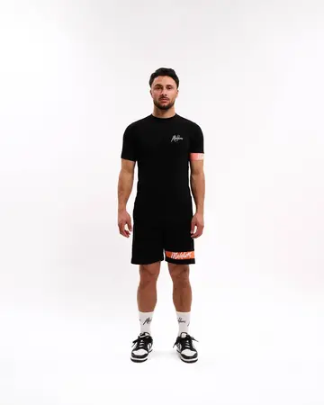 Malelions - T-shirt korte mouw - Zwart - Men Captain T-Shirt 2.0 - Mm1-Hs25-01