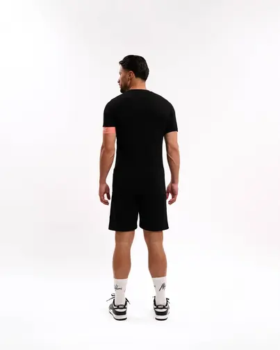 Malelions - T-shirt korte mouw - Zwart - Men Captain T-Shirt 2.0 - Mm1-Hs25-01