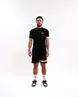 Malelions - T-shirt korte mouw - Zwart - Men Captain T-Shirt 2.0 - Mm1-Hs25-01