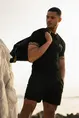 Malelions - T-shirt korte mouw - Zwart - Men Venetian T-shirt - Mm1-Hs25-09