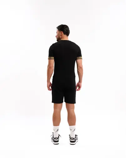 Malelions - T-shirt korte mouw - Zwart - Men Venetian T-shirt - Mm1-Hs25-09