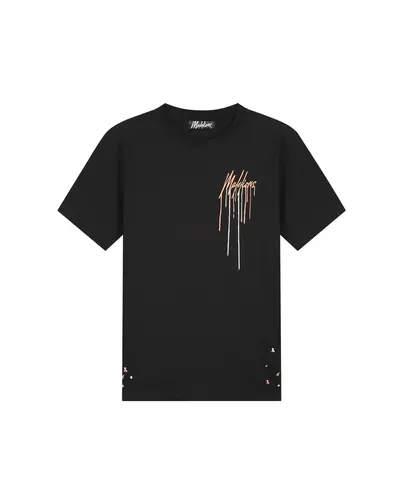 Malelions - T-shirt korte mouw - Zwart - Painter T-Shirt - mm3-ss25-35